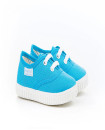 Made in Spain EU20-EU29 Classic Canvas shoes Non Slip Rubber Turquoise 